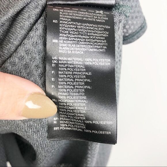 ADIDAS | Energy Running Semi Sheer Gray Active Tank Top Women’s Size Large - Picture 6 of 8